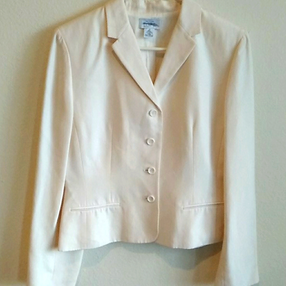 Loft Cream Suit Jacket